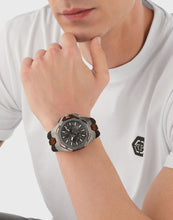 Laden Sie das Bild in den Galerie-Viewer, Philipp Plein Herren Uhr Analog Quarz Chrono OCTAGON PWTBA0523 Silikon