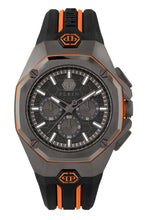 Laden Sie das Bild in den Galerie-Viewer, Philipp Plein Herren Uhr Analog Quarz Chrono OCTAGON PWTBA0523 Silikon