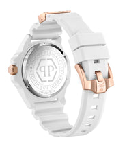 Laden Sie das Bild in den Galerie-Viewer, Philipp Plein Herren Uhr Analog Quarz THE $KULL ECOCERAMIC PWUBA0123 Silikon