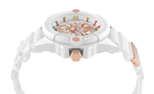 Laden Sie das Bild in den Galerie-Viewer, Philipp Plein Herren Uhr Analog Quarz THE $KULL ECOCERAMIC PWUBA0123 Silikon