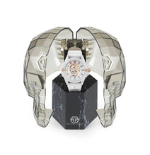 Laden Sie das Bild in den Galerie-Viewer, Philipp Plein Herren Uhr Analog Quarz THE $KULL ECOCERAMIC PWUBA0123 Silikon