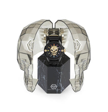 Laden Sie das Bild in den Galerie-Viewer, Philipp Plein Herren Uhr Analog Quarz THE $KULL ECOCERAMIC PWUBA0223 Silikon