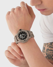 Laden Sie das Bild in den Galerie-Viewer, Philipp Plein Herren Uhr Analog Quarz THE $KULL ECOCERAMIC PWUBA0323 Silikon