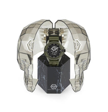 Laden Sie das Bild in den Galerie-Viewer, Philipp Plein Herren Uhr Analog Quarz THE $KULL ECOCERAMIC PWUBA0423 Silikon