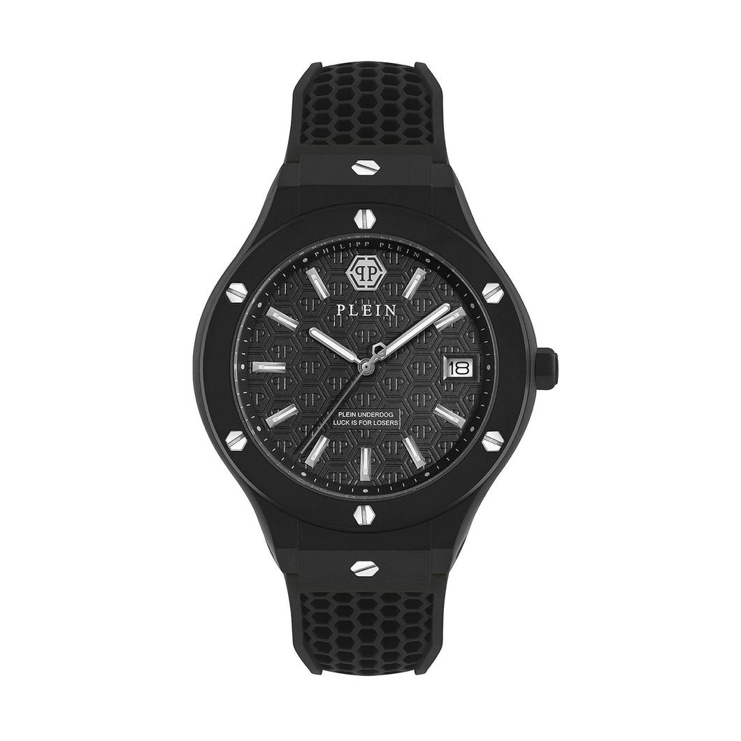 Philipp Plein Herren Uhr Analog Quarz PLEIN UNDERDOG PWUFA0325 Silikon