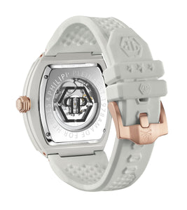 Philipp Plein Herren Uhr Automatik THE SKELETON ECOCERAMIC PWVBA0123 Silikon