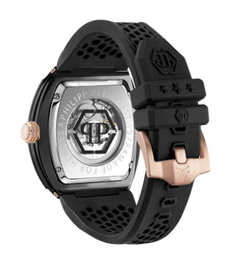 Philipp Plein Herren Uhr Automatik THE SKELETON ECOCERAMIC PWVBA0523 Silikon