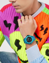 Laden Sie das Bild in den Galerie-Viewer, Philipp Plein Herren Uhr Analog Quarz $KULL SCUBA DUBA EDITION PWWAA0724 Silikon