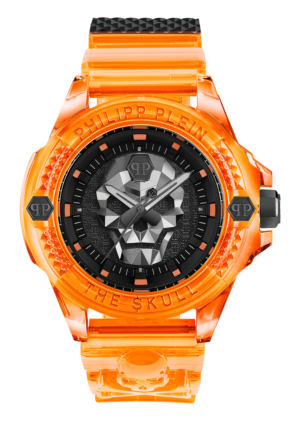 Philipp Plein Herren Uhr Analog Quarz $KULL SCUBA DUBA EDITION PWWAA0824 Silikon