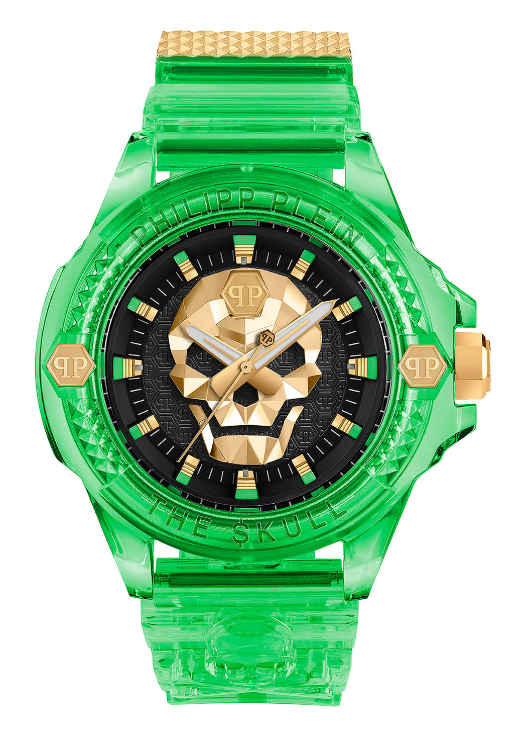 Philipp Plein Herren Uhr Analog Quarz $KULL SCUBA DUBA EDITION PWWAA0924 Silikon
