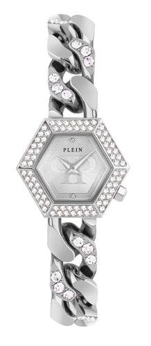 Philipp Plein Damen Uhr Analog Quarz THE HEXAGON GROUMETTE PWWBA0123 Edelstahl