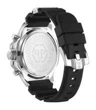 Laden Sie das Bild in den Galerie-Viewer, Philipp Plein Herren Uhr Analog Quarz THE $KULL CHRONO PWWFA0125 Silikon