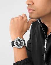 Laden Sie das Bild in den Galerie-Viewer, Philipp Plein Herren Uhr Analog Quarz THE $KULL CHRONO PWWFA0125 Silikon