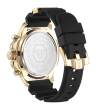 Laden Sie das Bild in den Galerie-Viewer, Philipp Plein Herren Uhr Analog Quarz THE $KULL CHRONO PWWFA0225 Silikon