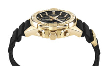 Laden Sie das Bild in den Galerie-Viewer, Philipp Plein Herren Uhr Analog Quarz THE $KULL CHRONO PWWFA0225 Silikon