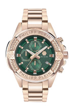 Laden Sie das Bild in den Galerie-Viewer, Philipp Plein Herren Uhr Analog Quarz THE $KULL CHRONO PWWFA0625 Edelstahl