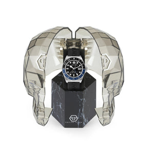 Philipp Plein Herren Uhr Analog Quarz GMT-I CHALLENGER PWYBA0123 Silikon