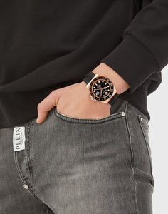 Philipp Plein Herren Uhr Analog Quarz GMT-I CHALLENGER PWYBA0523 Silikon
