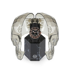 Philipp Plein Herren Uhr Analog Quarz GMT-I CHALLENGER PWYBA0823 Silikon