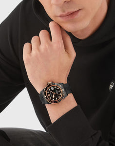 Philipp Plein Herren Uhr Analog Quarz GMT-I CHALLENGER PWYBA0823 Silikon