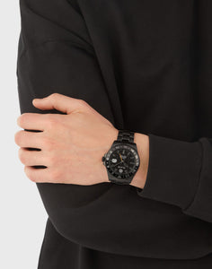 Philipp Plein Herren Uhr Analog Quarz GMT-I CHALLENGER PWYBA0923 Edelstahl