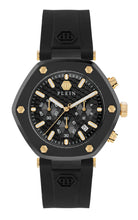 Laden Sie das Bild in den Galerie-Viewer, Philipp Plein Herren Uhr Analog Quarz THE HEXAGON CHRONO PWZBA0223 Silikon
