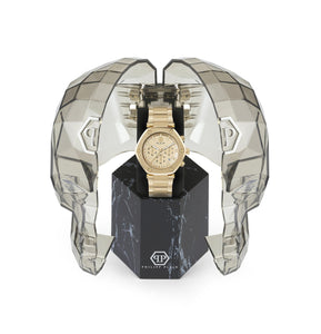Philipp Plein Herren Uhr Analog Quarz THE HEXAGON CHRONO PWZBA0523 Edelstahl