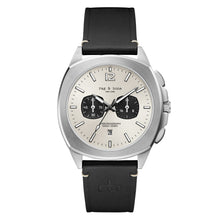 Laden Sie das Bild in den Galerie-Viewer, rag &amp; bone Herren Analog Quarz Uhr Bleeker Chronograph RBG250035 Leder