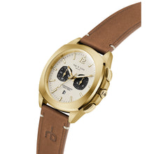 Laden Sie das Bild in den Galerie-Viewer, rag &amp; bone Herren Analog Quarz Uhr Bleeker Chronograph RBG260011 Leder
