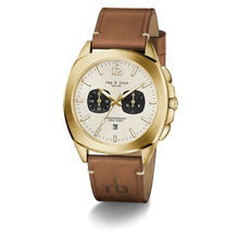 Laden Sie das Bild in den Galerie-Viewer, rag &amp; bone Herren Analog Quarz Uhr Bleeker Chronograph RBG260011 Leder