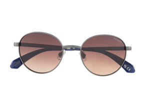 Superdry Unisex Sonnenbrille SDS 5001 002 Matte Silver / Brown Gradient
