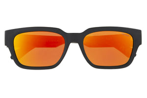 Superdry Herren Sonnenbrille SDS 5004 104 Matte Black / Orange Mirror