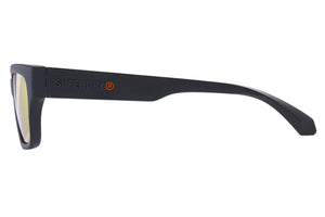 Superdry Herren Sonnenbrille SDS 5004 104 Matte Black / Orange Mirror