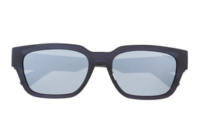 Superdry Herren Sonnenbrille SDS 5004 106 Matte Navy / Smoke With Silver