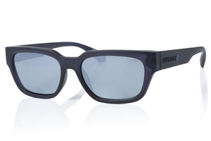 Superdry Herren Sonnenbrille SDS 5004 106 Matte Navy / Smoke With Silver