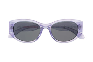 Superdry Damen Sonnenbrille SDS 5007 161 Purple Crystal / Solid Smoke