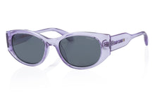 Laden Sie das Bild in den Galerie-Viewer, Superdry Damen Sonnenbrille SDS 5007 161 Purple Crystal / Solid Smoke