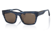 Laden Sie das Bild in den Galerie-Viewer, Superdry Herren Sonnenbrille SDS 5011 106 Demin Blue Horn / Solid Brown