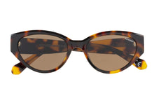 Laden Sie das Bild in den Galerie-Viewer, Superdry Damen Sonnenbrille SDS 5013 102 Tortoise Gold / Solid Brown