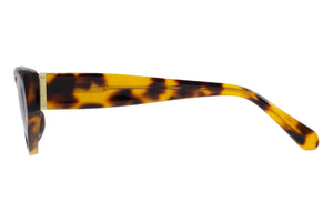 Superdry Damen Sonnenbrille SDS 5013 102 Tortoise Gold / Solid Brown