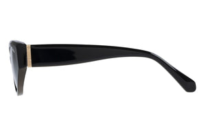 Superdry Damen Sonnenbrille SDS 5013 104 Black Gold / Solid Smoke