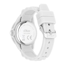Laden Sie das Bild in den Galerie-Viewer, s.Oliver Damen Uhr Armbanduhr Silikon SO-2291-PQ