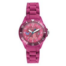 Laden Sie das Bild in den Galerie-Viewer, s.Oliver Uhr Kinder-Armbanduhr Silikon Kids Mädchen Silikon SO-2595-PQ