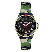 Laden Sie das Bild in den Galerie-Viewer, s.Oliver Uhr Kinder-Armbanduhr Silikon Kids Jungen Silikon SO-2998-PQ
