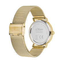 Laden Sie das Bild in den Galerie-Viewer, s.Oliver Damen Uhr Armbanduhr Edelstahl SO-3238-MQ