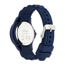 Laden Sie das Bild in den Galerie-Viewer, s.Oliver Uhr Kinder-Armbanduhr Silikon Kids Jungen Silikon SO-3638-PQ