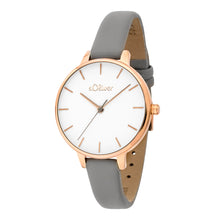 Laden Sie das Bild in den Galerie-Viewer, s.Oliver Damen Uhr Armbanduhr Leder SO-3659-LQ