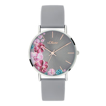 Laden Sie das Bild in den Galerie-Viewer, s.Oliver Damen Uhr Armbanduhr Silikon SO-3707-PQ