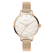 Laden Sie das Bild in den Galerie-Viewer, s.Oliver Damen Uhr Armbanduhr Leder SO-3838-MQ