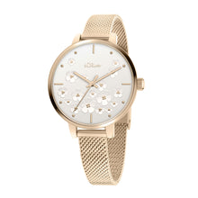 Laden Sie das Bild in den Galerie-Viewer, s.Oliver Damen Uhr Armbanduhr Leder SO-3838-MQ